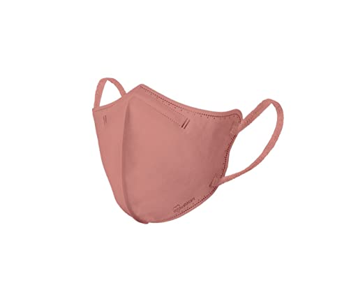 Iris Ohyama, 20 Stück chirurgische Einwegmasken Typ IIR, 3-lagig, BFE 98%, ergonomische 3D-Form, spritzwassergeschützt, farbiges Zubehör - 3D Colour Mask IDM - Pink von Iris Ohyama