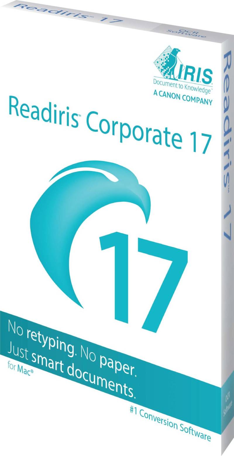 I.R.I.S. IRIS Readiris Corporate - (v. 17) - Wartung (1 Jahr) - 1 Benutzer - ESD - Mac (459419) von Iris