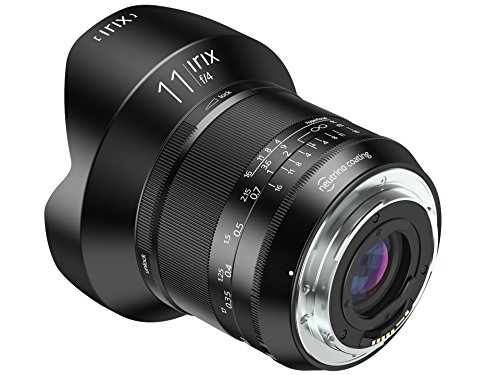 Irix IL-11BS-NF Ultraweitwinkelobjektiv Blackstone 11mm f4 für Nikon F (Vollformat, leuchtende Beschriftung, optimierter Fokusring) schwarz von Irix