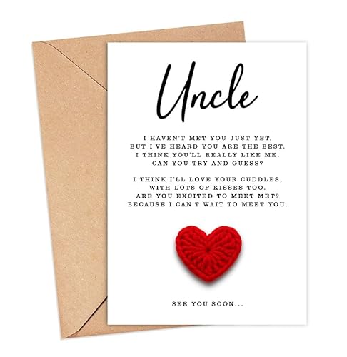 IrmaShops Uncle To Be Gedicht Schwangerschaft Ankündigungskarte - Schwangerschaft Enthüllung - Onkel To Be - Ankündigungskarte Großeltern - Youre Going Grandparents - Onkel From Bump - See You Soon IrmaShops Uncle To Be Gedicht Schwangerschaft Ankündigungskarte - Schwangerschaft Enthüllung - Onkel To Be - Ankündigungskarte Großeltern - Youre Going Grandparents - Onkel From Bump - See You Soon von IrmaShops