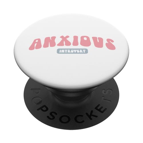 Anxious Introvert Positive Mindset Motivational Quote Design PopSockets Klebender PopGrip von Iron Kor