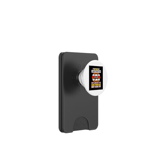 Firefighters Save Your Ass Not Kiss It Funny Firemen PopSockets PopWallet für MagSafe von Iron Kor