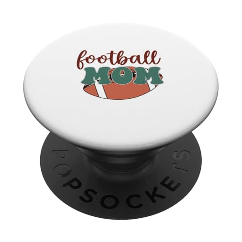 Football Mom Sunday Game Cheers Football Gift for Mother PopSockets Klebender PopGrip von Iron Kor