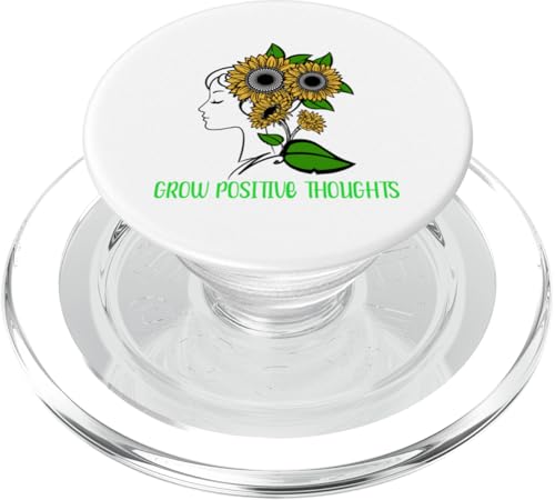 Grow Positive Thoughts Empowering Mental Health Awareness PopSockets PopGrip für MagSafe von Iron Kor