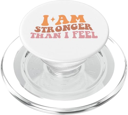 I am Stronger than I Feel Stigma Mental Health Awareness PopSockets PopGrip für MagSafe von Iron Kor