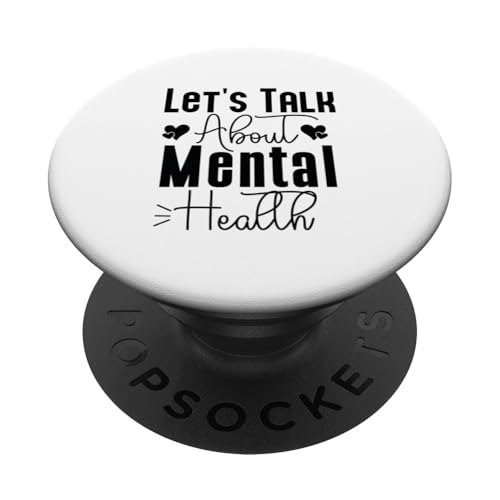 Lets Talk About Mental Health Fight End Break Stigma PopSockets Klebender PopGrip von Iron Kor