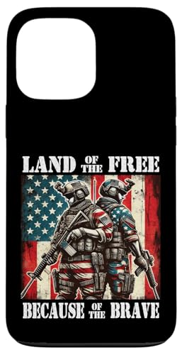 4. Juli USA Patriotischer Veteran Military Memorial Day Hülle für iPhone 13 Pro Max von Iron Oath Apparel.USA