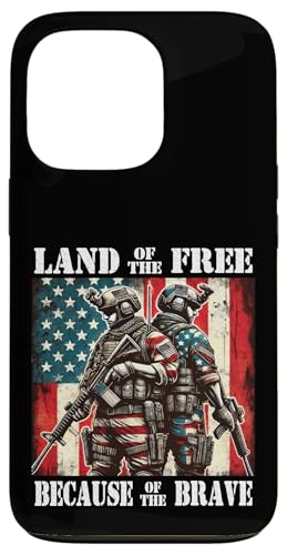 4. Juli USA Patriotischer Veteran Military Memorial Day Hülle für iPhone 13 Pro von Iron Oath Apparel.USA