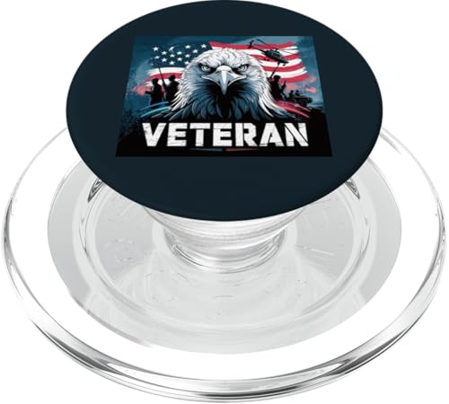Amerikanische Flagge Adler Veteran | Heroic Military Veterans Day PopSockets PopGrip für MagSafe Amerikanische Flagge Adler Veteran | Heroic Military Veterans Day PopSockets PopGrip für MagSafe von Iron Oath Apparel.USA