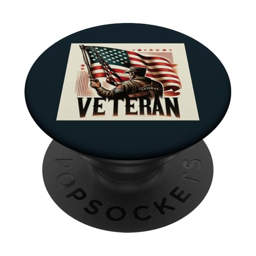 Amerikanische Flagge Veterans Day | Heldenhafter Militär-Gedenktag PopSockets Klebender PopGrip Amerikanische Flagge Veterans Day | Heldenhafter Militär-Gedenktag PopSockets Klebender PopGrip von Iron Oath Apparel.USA