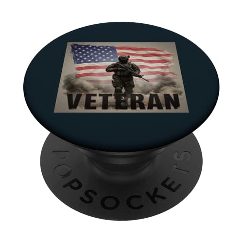 Amerikanische Flagge Veterans Day | Heldenhafter Militär-Gedenktag PopSockets Klebender PopGrip Amerikanische Flagge Veterans Day | Heldenhafter Militär-Gedenktag PopSockets Klebender PopGrip von Iron Oath Apparel.USA