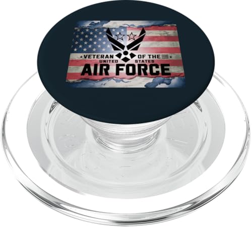 Gedenktag der US-Militärveteranen der stolzen Luftwaffe PopSockets PopGrip für MagSafe Gedenktag der US-Militärveteranen der stolzen Luftwaffe PopSockets PopGrip für MagSafe von Iron Oath Apparel.USA