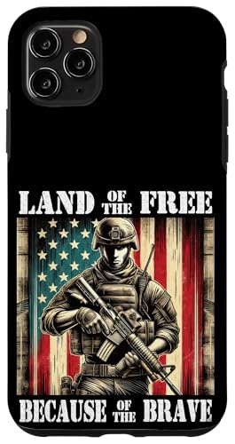 Gedenktag zum Land der Freien, mutigen Militärveteranen Hülle für iPhone 11 Pro Max Gedenktag zum Land der Freien, mutigen Militärveteranen Hülle für iPhone 11 Pro Max von Iron Oath Apparel.USA