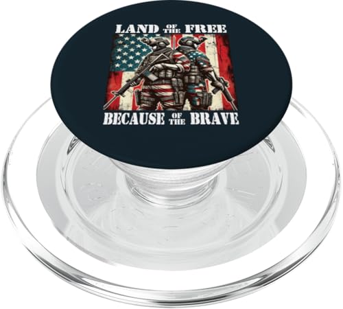 Ihr Opfer, unsere Freiheit, ehren den Brave Memorial Day PopSockets PopGrip für MagSafe von Iron Oath Apparel.USA