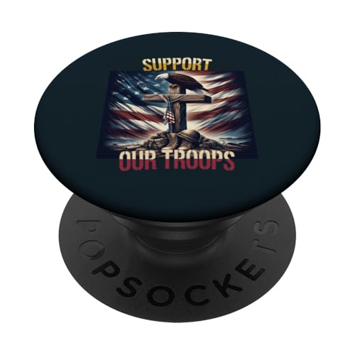 Ihr Opfer, unsere Freiheit, ehren den Tag der mutigen Veteranen PopSockets Klebender PopGrip Ihr Opfer, unsere Freiheit, ehren den Tag der mutigen Veteranen PopSockets Klebender PopGrip von Iron Oath Apparel.USA