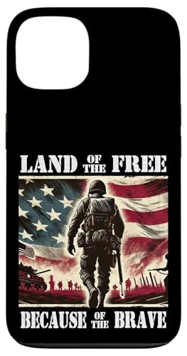 Land der Freien wegen des Braven Militär-Gedenktages Hülle für iPhone 13 Land der Freien wegen des Braven Militär-Gedenktages Hülle für iPhone 13 von Iron Oath Apparel.USA
