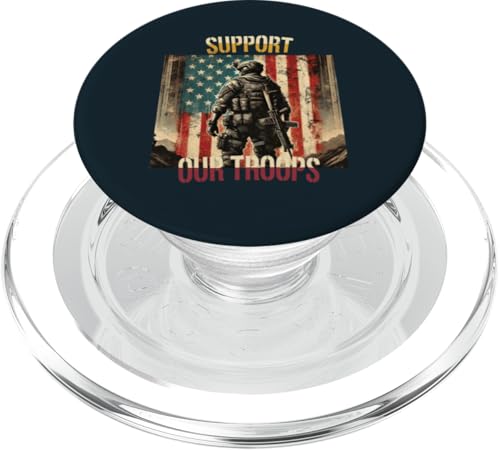 Militärgedenktag der patriotischen amerikanischen Soldaten PopSockets PopGrip für MagSafe Militärgedenktag der patriotischen amerikanischen Soldaten PopSockets PopGrip für MagSafe von Iron Oath Apparel.USA