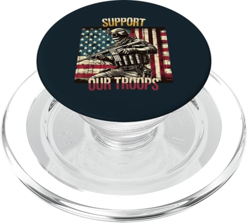 Militärgedenktag der patriotischen amerikanischen Soldaten PopSockets PopGrip für MagSafe Militärgedenktag der patriotischen amerikanischen Soldaten PopSockets PopGrip für MagSafe von Iron Oath Apparel.USA