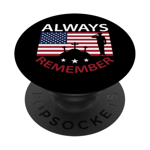 Patriotische Ehre The Fallen Always Remember Memorial Day PopSockets Klebender PopGrip Patriotische Ehre The Fallen Always Remember Memorial Day PopSockets Klebender PopGrip von Iron Oath Apparel.USA