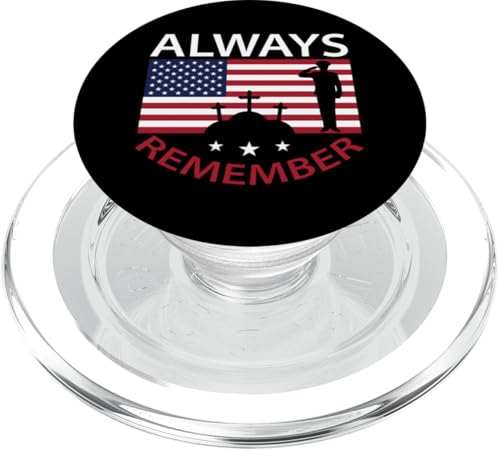 Patriotische Ehre The Fallen Always Remember Memorial Day PopSockets PopGrip für MagSafe Patriotische Ehre The Fallen Always Remember Memorial Day PopSockets PopGrip für MagSafe von Iron Oath Apparel.USA