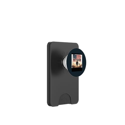 Patriotische amerikanische Flagge USA Soldat Militär Stolz Veteran PopSockets PopWallet für MagSafe von Iron Oath Apparel.USA