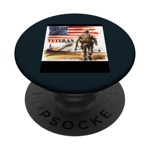 Patriotische amerikanische USA Soldaten Military Pride Memorial Day PopSockets Klebender PopGrip Patriotische amerikanische USA Soldaten Military Pride Memorial Day PopSockets Klebender PopGrip von Iron Oath Apparel.USA