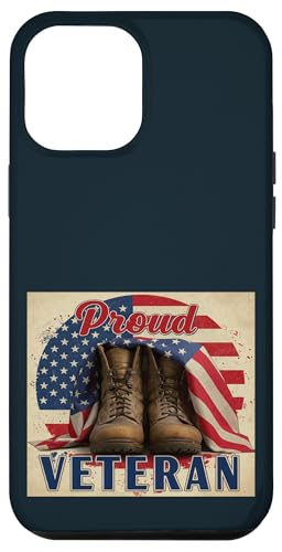Patriotischer stolzer Veteran | Kampfstiefel Memorial Veterans Day Hülle für iPhone 12 Pro Max von Iron Oath Apparel.USA