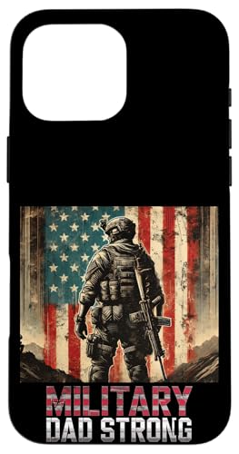 Proud Military Dad Strong | Ehrung mutiger Soldatenväter Hülle für iPhone 16 Pro Max Proud Military Dad Strong | Ehrung mutiger Soldatenväter Hülle für iPhone 16 Pro Max von Iron Oath Apparel.USA