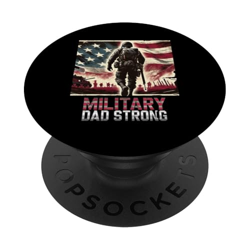 Proud Military Dad Strong | Ehrung mutiger Soldatenväter PopSockets Klebender PopGrip Proud Military Dad Strong | Ehrung mutiger Soldatenväter PopSockets Klebender PopGrip von Iron Oath Apparel.USA