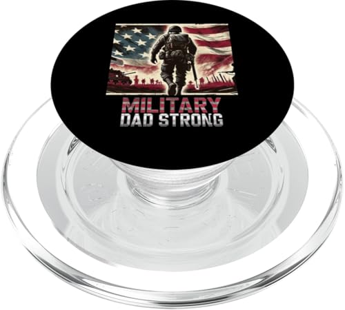 Proud Military Dad Strong | Ehrung mutiger Soldatenväter PopSockets PopGrip für MagSafe Proud Military Dad Strong | Ehrung mutiger Soldatenväter PopSockets PopGrip für MagSafe von Iron Oath Apparel.USA