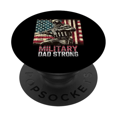 Stolzer Militärvater taktischer Soldat ehrt mutige Väter PopSockets Klebender PopGrip Stolzer Militärvater taktischer Soldat ehrt mutige Väter PopSockets Klebender PopGrip von Iron Oath Apparel.USA
