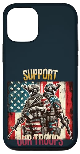 Unterstützen Sie unsere Truppen Patriotic American Soldiers Memorial Day Hülle für iPhone 12/12 Pro Unterstützen Sie unsere Truppen Patriotic American Soldiers Memorial Day Hülle für iPhone 12/12 Pro von Iron Oath Apparel.USA