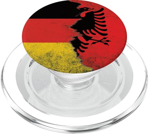 Deutschland & Albanien Flaggen - Deutsch Albanisch PopSockets PopGrip für MagSafe von Irreverent Tees