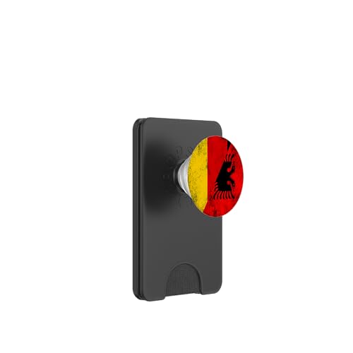 Deutschland & Albanien Flaggen - Deutsch Albanisch PopSockets PopWallet für MagSafe Deutschland & Albanien Flaggen - Deutsch Albanisch PopSockets PopWallet für MagSafe von Irreverent Tees