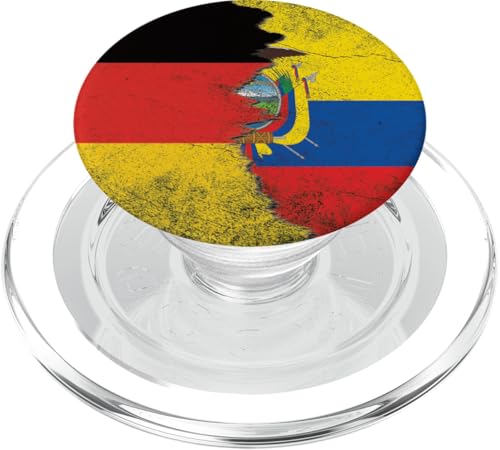 Deutschland & Ecuador Flaggen - Deutsche Ecuadorianische PopSockets PopGrip für MagSafe Deutschland & Ecuador Flaggen - Deutsche Ecuadorianische PopSockets PopGrip für MagSafe von Irreverent Tees