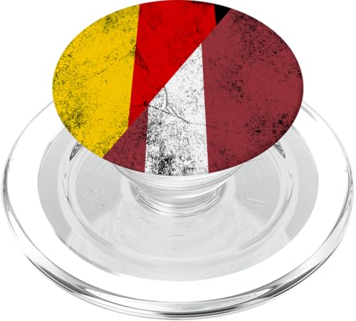 Deutschland & Lettland Flaggen - Deutsch Lettisch PopSockets PopGrip für MagSafe Deutschland & Lettland Flaggen - Deutsch Lettisch PopSockets PopGrip für MagSafe von Irreverent Tees