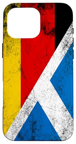 Deutschland & Schottland Flaggen - Deutscher Schottland, Schottisch Hülle für iPhone 16 Pro Max Deutschland & Schottland Flaggen - Deutscher Schottland, Schottisch Hülle für iPhone 16 Pro Max von Irreverent Tees