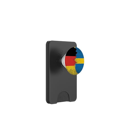 Deutschland & Schweden Flaggen - Deutsch Schwede, Schwedisch PopSockets PopWallet für MagSafe Deutschland & Schweden Flaggen - Deutsch Schwede, Schwedisch PopSockets PopWallet für MagSafe von Irreverent Tees