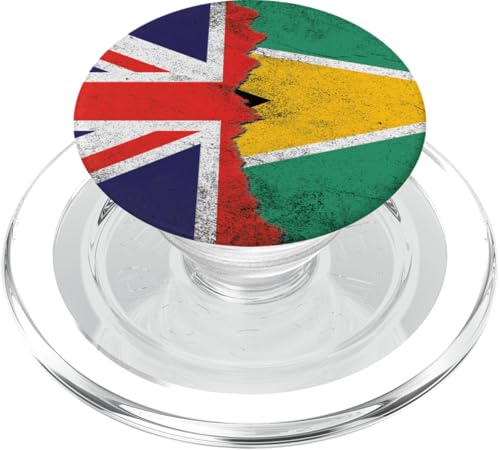 Flagge Großbritanniens und Guyana – Britisch-Guyanese PopSockets PopGrip für MagSafe Flagge Großbritanniens und Guyana – Britisch-Guyanese PopSockets PopGrip für MagSafe von Irreverent Tees