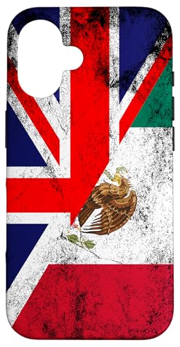 Flagge Großbritanniens und Mexikos – britisch-mexikanisch Hülle für iPhone 16 Flagge Großbritanniens und Mexikos – britisch-mexikanisch Hülle für iPhone 16 von Irreverent Tees