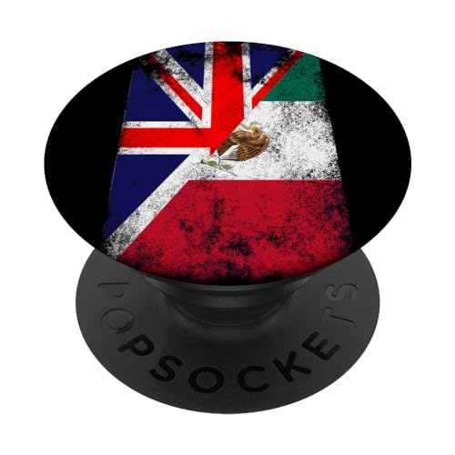 Flagge Großbritanniens und Mexikos – britisch-mexikanisch PopSockets Klebender PopGrip Flagge Großbritanniens und Mexikos – britisch-mexikanisch PopSockets Klebender PopGrip von Irreverent Tees