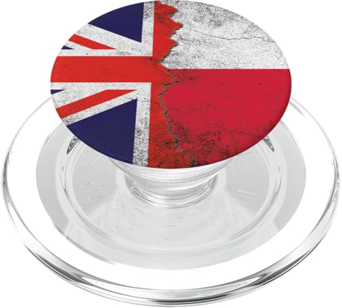Flaggen des Vereinigten Königreichs und Polens – Britischer Polen, Polnisch PopSockets PopGrip für MagSafe Flaggen des Vereinigten Königreichs und Polens – Britischer Polen, Polnisch PopSockets PopGrip für MagSafe von Irreverent Tees