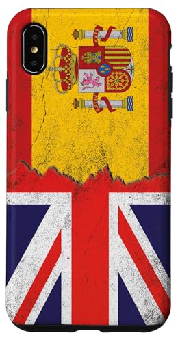Flaggen des Vereinigten Königreichs und Spaniens – Britisch-Spanisch Hülle für iPhone XS Max von Irreverent Tees