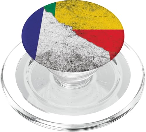 Frankreich & Benin Flaggen - Französisch Beninese PopSockets PopGrip für MagSafe Frankreich & Benin Flaggen - Französisch Beninese PopSockets PopGrip für MagSafe von Irreverent Tees