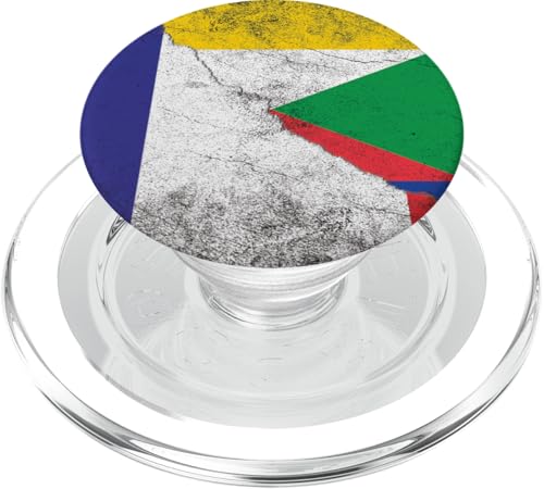 Frankreich & Komoren Flaggen - Französisch Komoran PopSockets PopGrip für MagSafe Frankreich & Komoren Flaggen - Französisch Komoran PopSockets PopGrip für MagSafe von Irreverent Tees