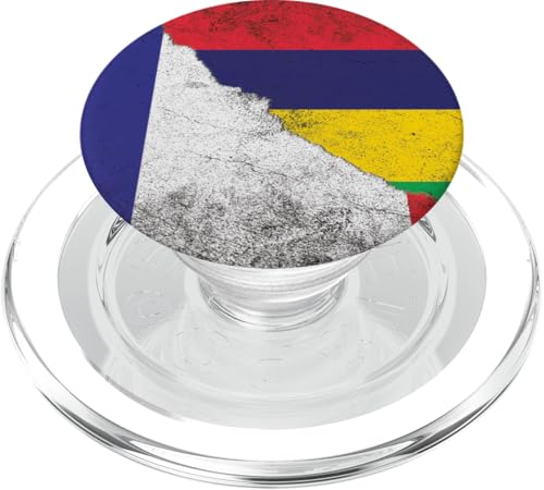 Frankreich & Mauritius Flaggen - Französisch Mauritian PopSockets PopGrip für MagSafe von Irreverent Tees