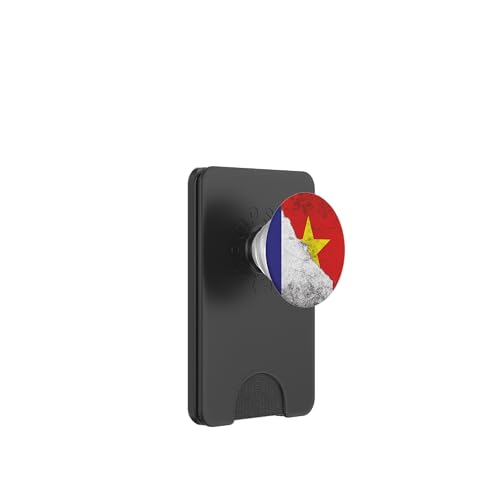 Frankreich & Vietnam Flaggen - Französisch Vietnamesisch PopSockets PopWallet für MagSafe Frankreich & Vietnam Flaggen - Französisch Vietnamesisch PopSockets PopWallet für MagSafe von Irreverent Tees