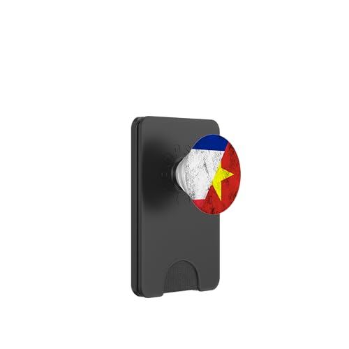 Frankreich & Vietnam Flaggen - Französisch Vietnamesisch PopSockets PopWallet für MagSafe Frankreich & Vietnam Flaggen - Französisch Vietnamesisch PopSockets PopWallet für MagSafe von Irreverent Tees