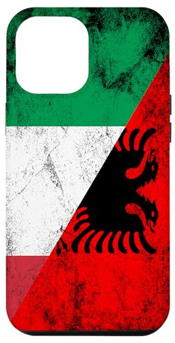 Italien & Albanien Flaggen - Italienisch Albanisch Hülle für iPhone 12 Pro Max von Irreverent Tees