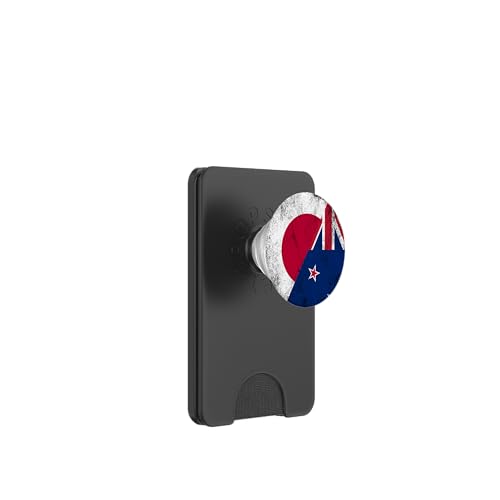 Japan & Neuseeland Flaggen – Japanische Kiwi, Neuseeländer PopSockets PopWallet für MagSafe Japan & Neuseeland Flaggen – Japanische Kiwi, Neuseeländer PopSockets PopWallet für MagSafe von Irreverent Tees